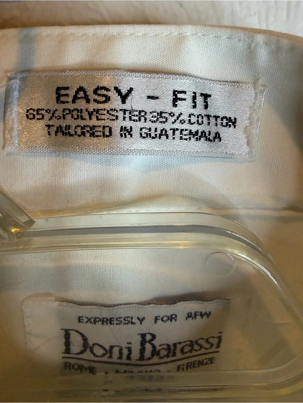 Doni Barassi White Pintuck Dress Shirt